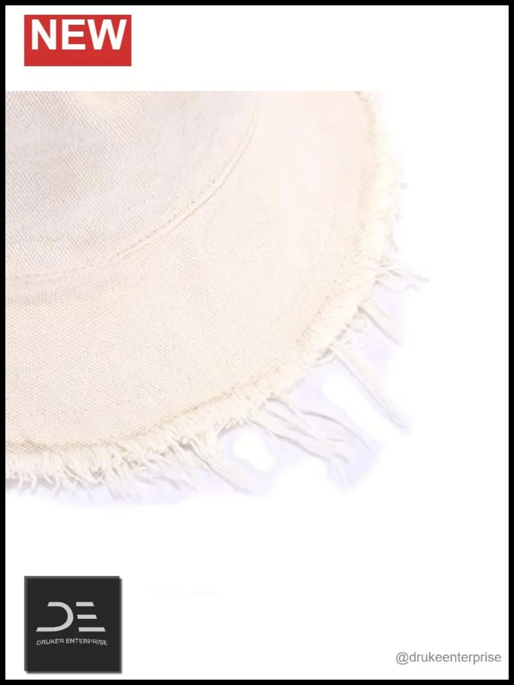 Wide Brim Cotton Bucket Hat UPF 50+ Sun Protection Beach Travel